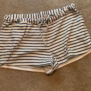 J. Crew striped drawstring short